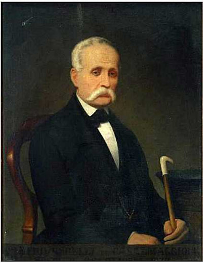 Portrait of Pietro Gerelli by Carlo De Notaris — oil painting reproduction