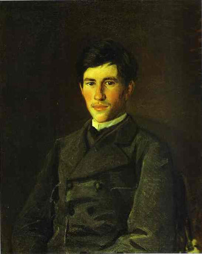 Portrait of Piotr Ge, the Artist's Son in study