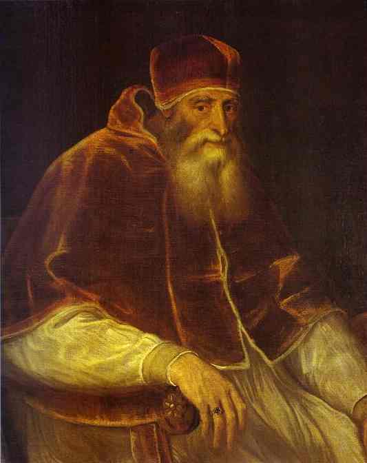 Portrait of Pope Paul III - Titian