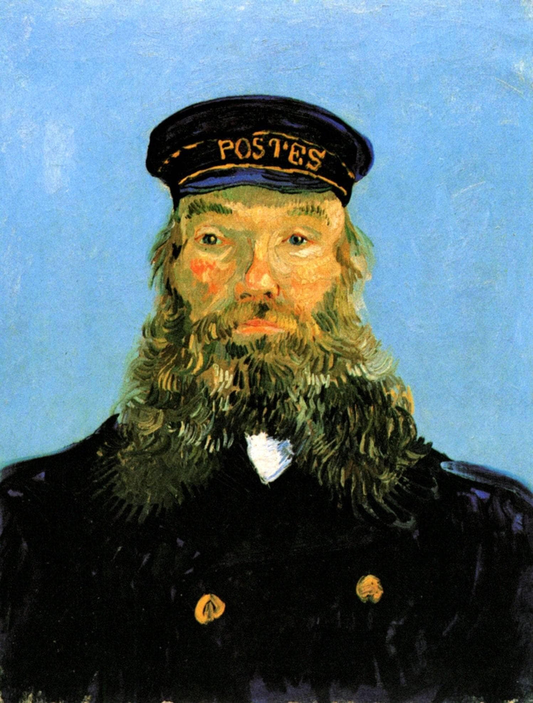 Portrait of Postman Roulin by Vincent van Gogh — hand-painted portrait oil painting reproduction on canvas