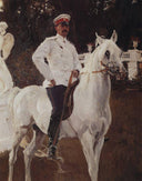 Portrait of Prince Felix Yussupov by Valentin Serov — male oil painting wall art, Impressionism