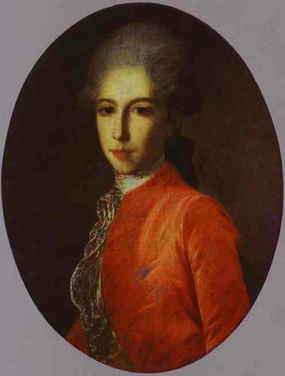 Portrait of Prince Ivan Bariatinsky as a Youth by Fyodor Rokotov — oil painting reproduction