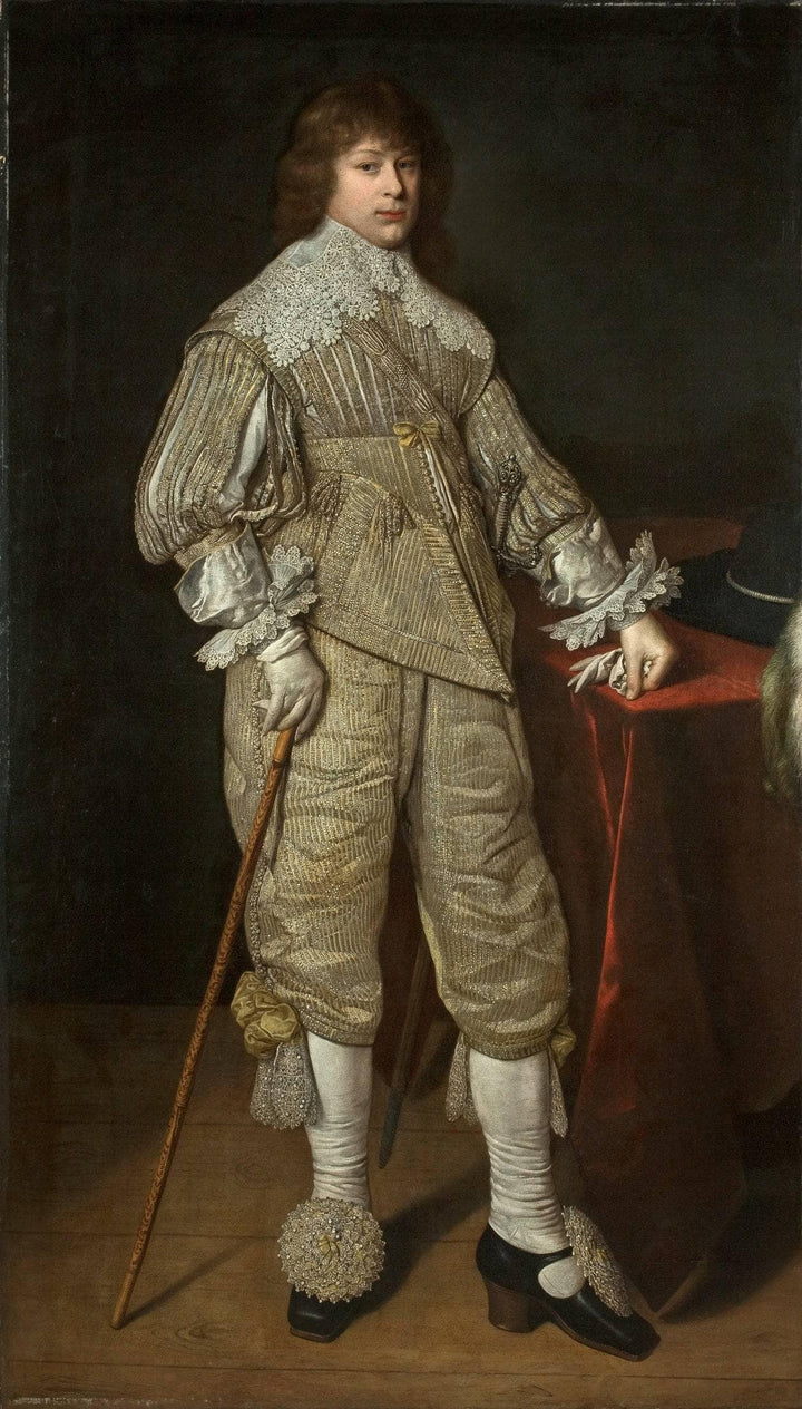 Portrait of Prince Janusz RadziwiÅÅ by David Bailly — hand-painted portrait oil painting reproduction on canvas