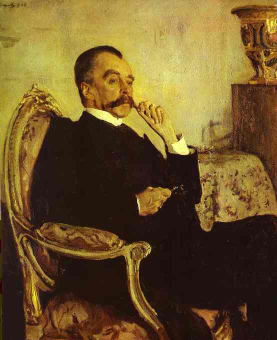 Portrait of Prince Vladimir Mikhailovich Golitsyn - Valentin Serov