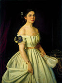 Portrait of Princess Catherine Alekseevny Vasilchikova by Ivan Kramskoy — hand-painted portrait oil painting reproduction on canvas