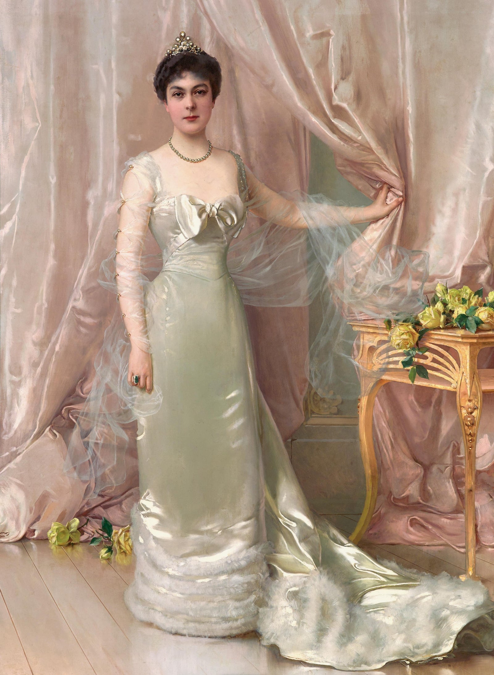 Portrait of Princess Evelyne Colonna di Stigliano