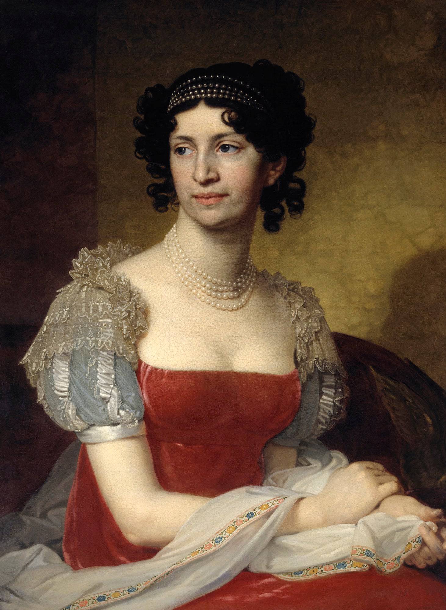 Portrait of Princess Margarita Ivanovna Dolgorukaya - Vladimir Borovikovsky