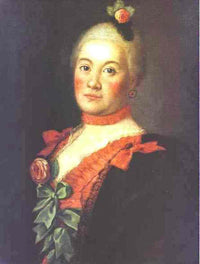 Portrait of Princess T.A.Trubetzkaya by Aleksey Antropov — hand-painted portrait oil painting reproduction on canvas