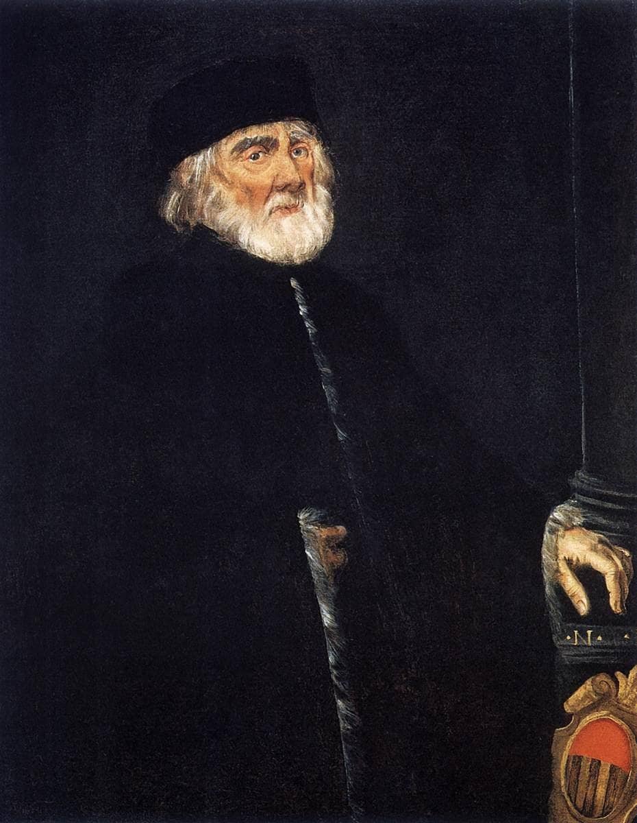 Portrait of Procurator Nicolò Priuli by Tintoretto — hand-painted portrait oil painting reproduction on canvas