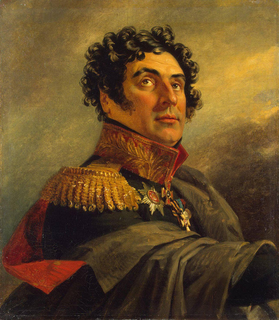 Portrait of Pyotr I. Ivelich by George Dawe — hand-painted portrait oil painting reproduction on canvas