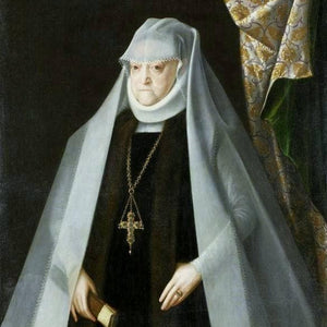 Portrait of Queen Anna Jagiellon in a widow costume