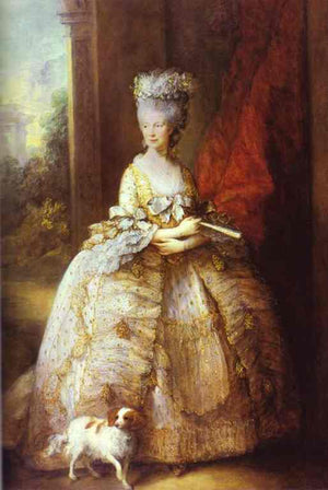 Portrait of Queen Charlotte - Thomas Gainsborough