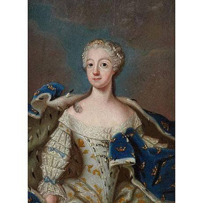 Portrait of Queen Lovisa Ulrika by Ulrika Pasch — oil painting reproduction