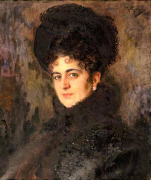 Portrait of Rakhil Semenovna Isakovich - Nikolai Kuznetsov