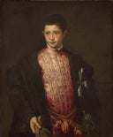 Portrait of Ranuccio Farnese by Titian — male oil painting wall art, Mannerism Late Renaissance