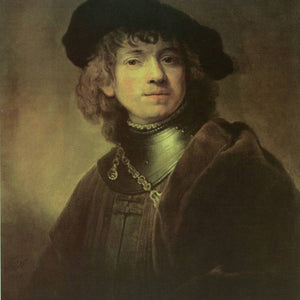 Portrait of Rembrandt by Kamal-ol-Molk — Oil Painting Reproduction