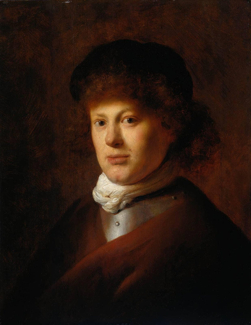 Portrait of Rembrandt van Rijn on gallery wrap