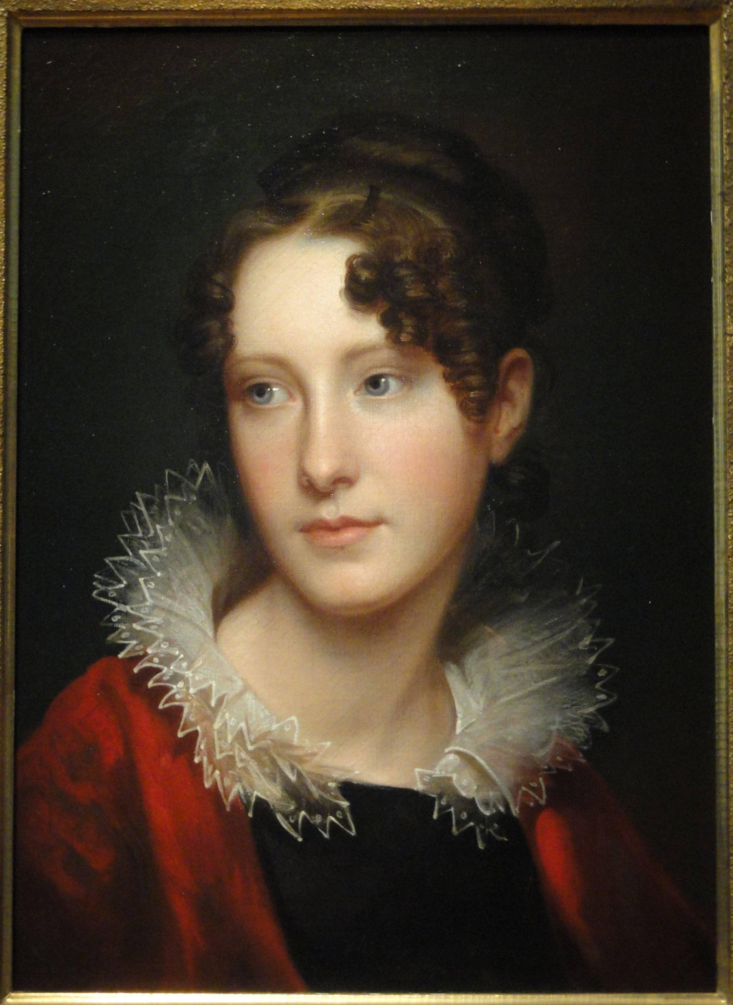 Portrait of Rosalba Peale by Rembrandt Peale — hand-painted portrait oil painting reproduction on canvas