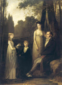 Portrait of Rutger Jan Schimmelpenninck and his Family by Pierre-Paul Prud'hon — group oil painting wall art, Neoclassicism