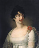 Portrait of S. A. Rayevskaya by Vladimir Borovikovsky — male oil painting wall art, Rococo