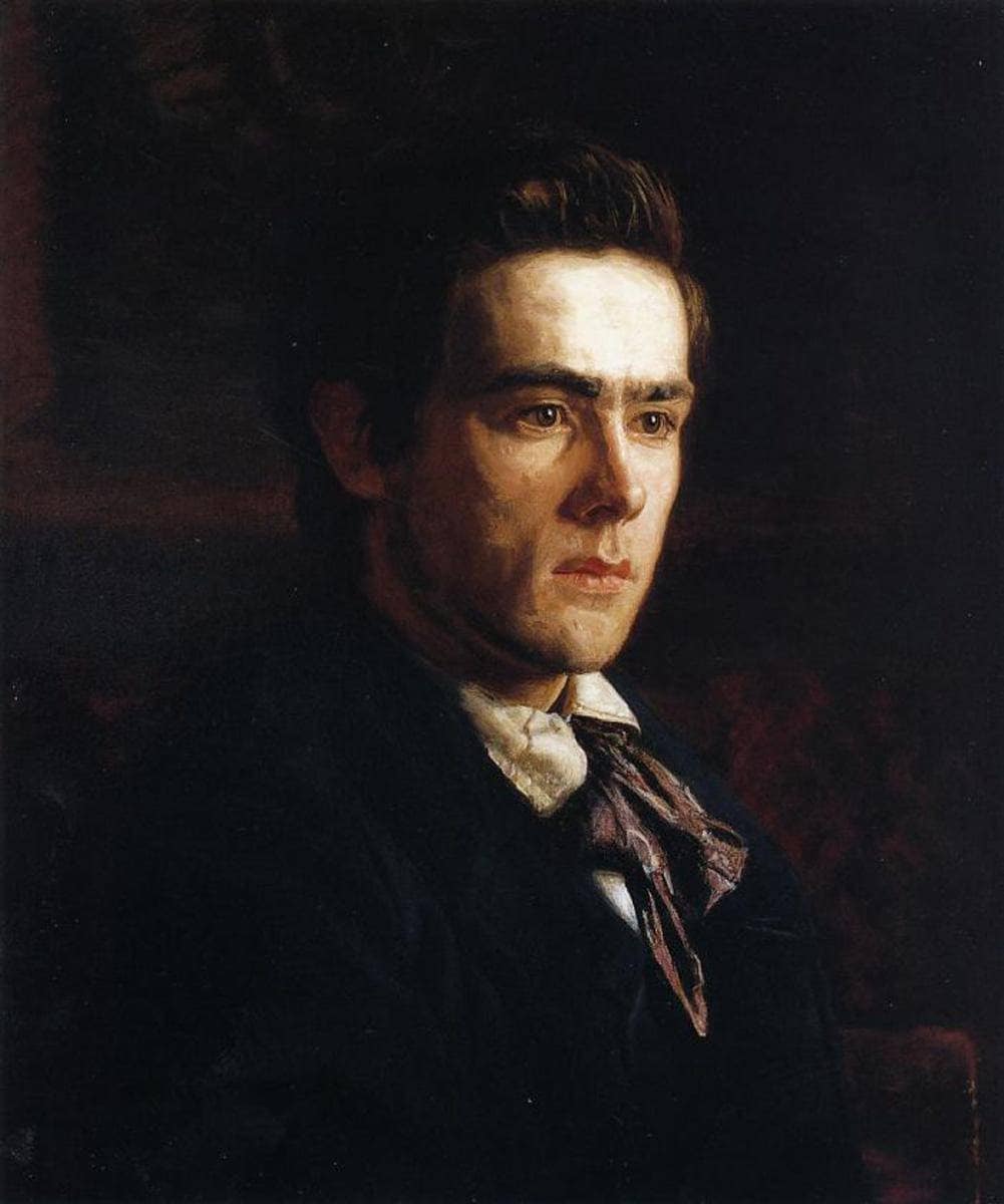 Portrait of Samuel Murray by Thomas Eakins — hand-painted portrait oil painting reproduction on canvas