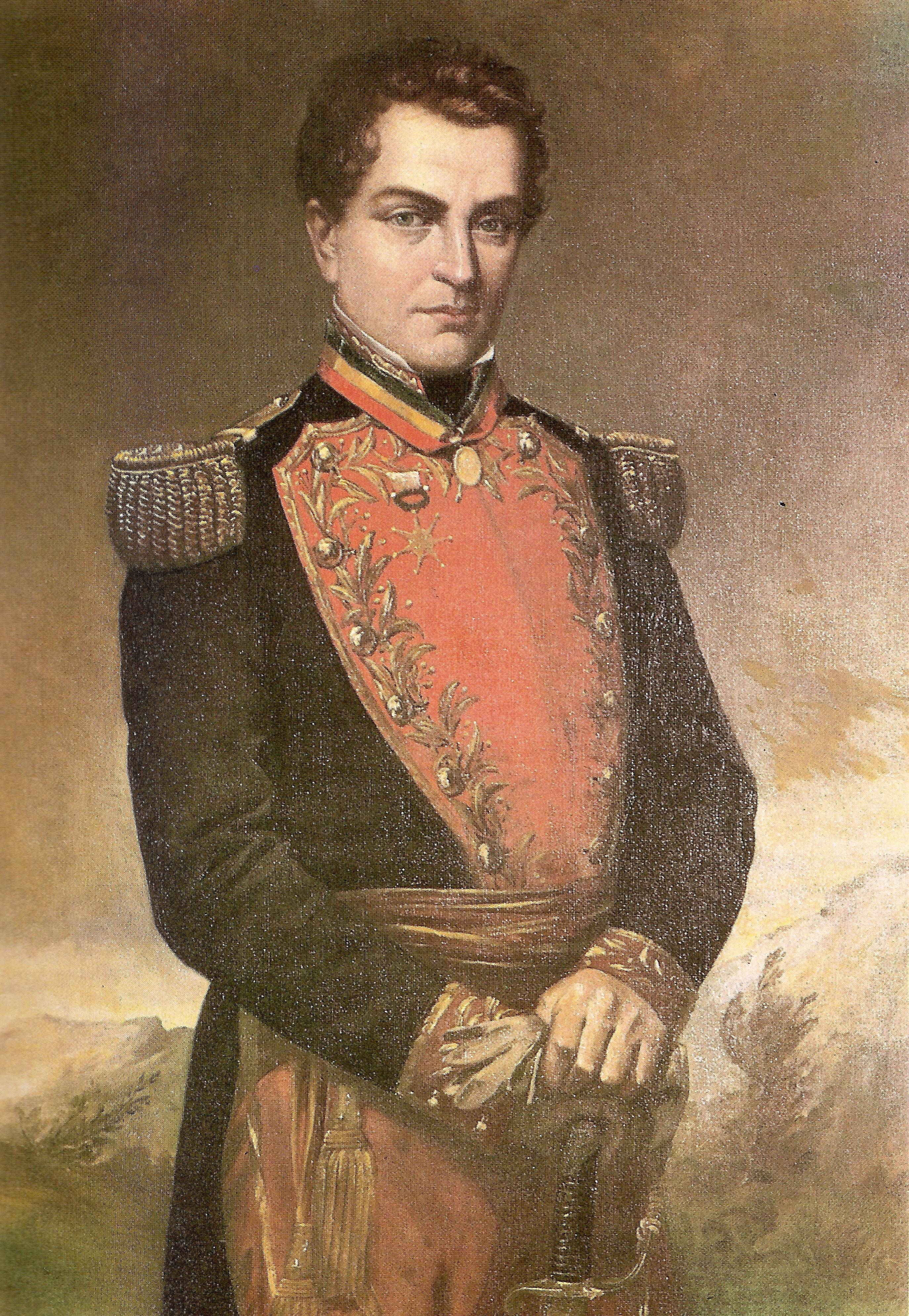 Portrait of Santiago Mariño - Martín Tovar y Tovar