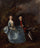 Portrait of Sarah Kirby (née Bull) and John Joshua Kirby in master bedroom