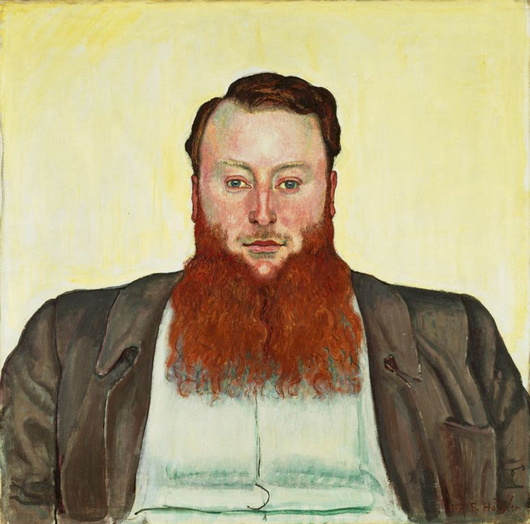 Portrait of sculptor James Vibert - Ferdinand Hodler