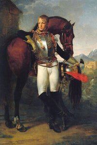 Portrait of Second Lieutenant Charles Legrand by Antoine-Jean Gros — hand-painted animal oil painting reproduction on canvas