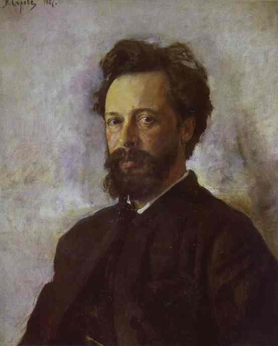 Portrait of Sergei Chokolov - Valentin Serov