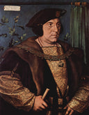 Portrait of Sir Henry Guildford by Hans Holbein the Younger — hand-painted portrait oil painting reproduction on canvas