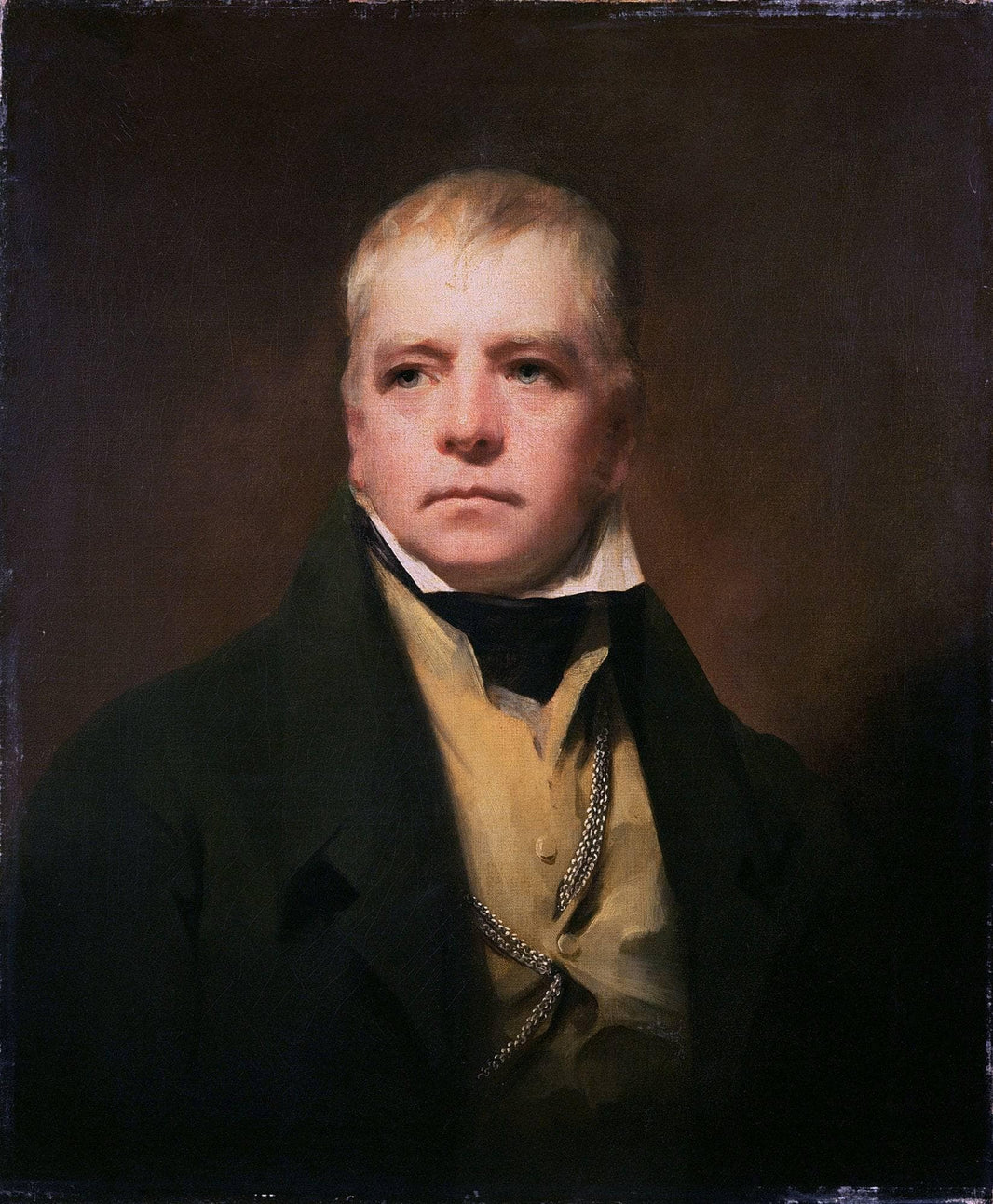Portrait of Sir Walter Scott by Henry Raeburn — hand-painted portrait oil painting reproduction on canvas