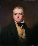Portrait of Sir Walter Scott by Henry Raeburn — male oil painting wall art, Romanticism