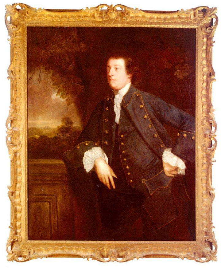 Portrait of Sir William Lowther, 3rd BT by Joshua Reynolds — hand-painted portrait oil painting reproduction on canvas
