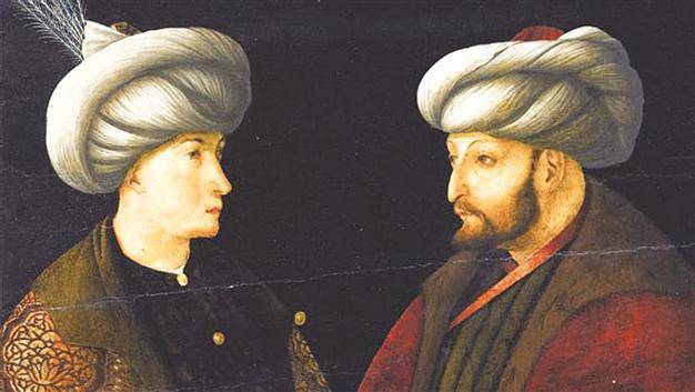 Portrait of Sultan Mehmed II (Fatih Sultan Mehmet) - Gentile Bellini