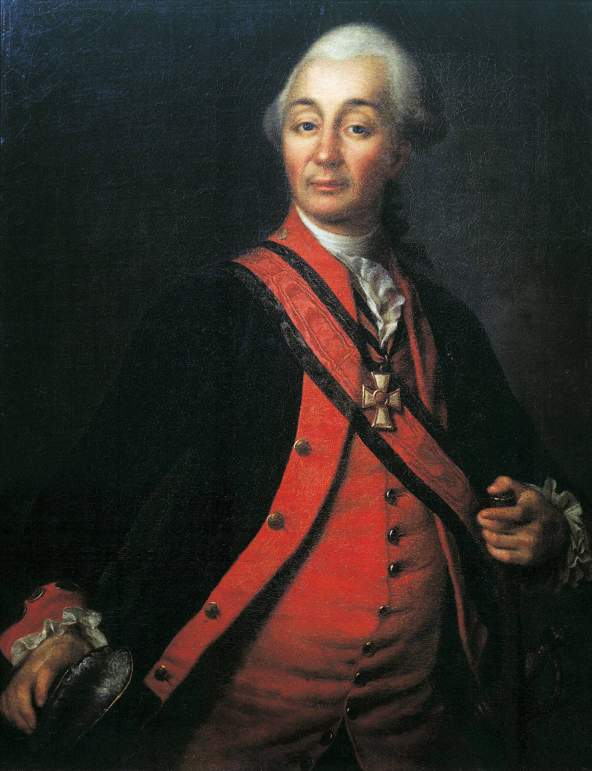 Portrait of Suvorov - Dmitry Levitzky