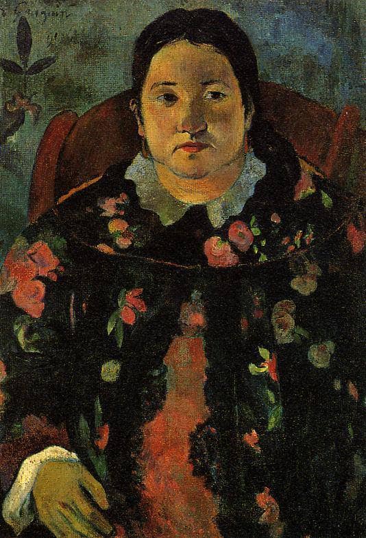 Portrait of Suzanne Bambridge by Paul Gauguin — hand-painted portrait oil painting reproduction on canvas