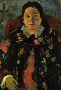 Portrait of Suzanne Bambridge by Paul Gauguin — hand-painted portrait oil painting reproduction on canvas