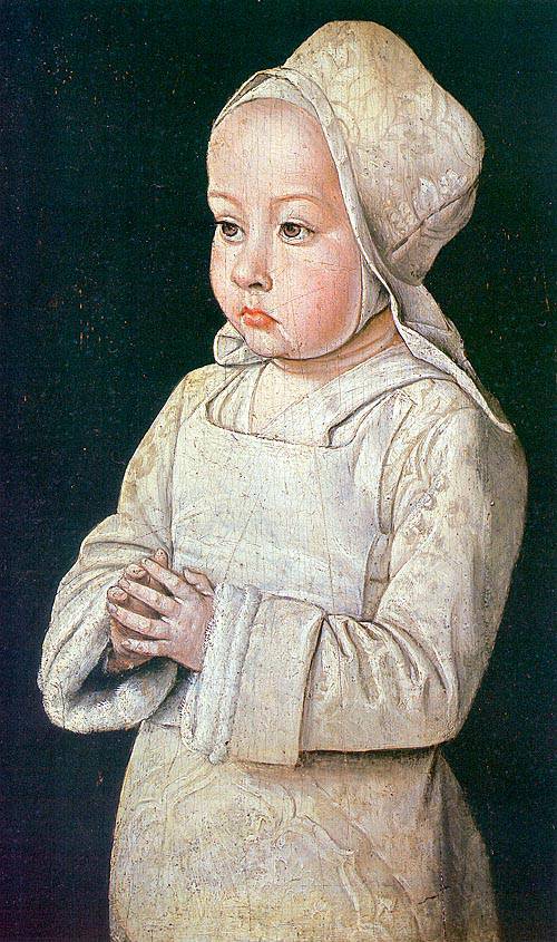 Portrait of Suzanne of Bourbon by Jean Hey, hand-painted portrait oil painting reproduction on canvas
