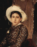 Portrait of Tatjana A. Mamontowa by Viktor Vasnetsov — male oil painting wall art, Realism