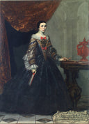 Portrait of Teresa Francisca Mudarra Y Herrera by Claudio Coello — hand-painted portrait oil painting reproduction on canvas