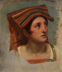 Portrait of Teresina by Jean Victor Schnetz — hand-painted portrait oil painting reproduction on canvas