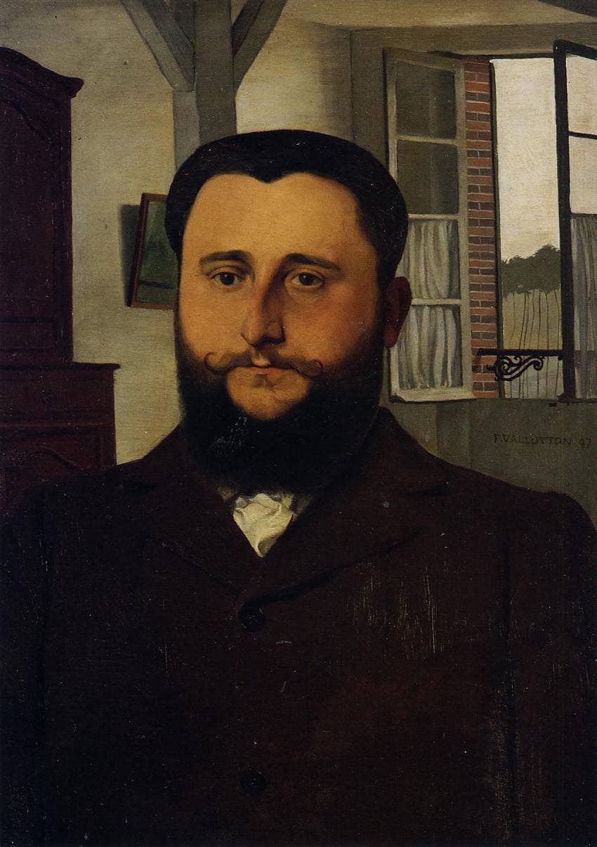 Portrait of Thadee Nathanson by Felix Vallotton — hand-painted portrait oil painting reproduction on canvas