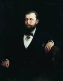 Portrait of the A.M. Sibiryakov by Alexei Korzukhin — male oil painting wall art, Realism