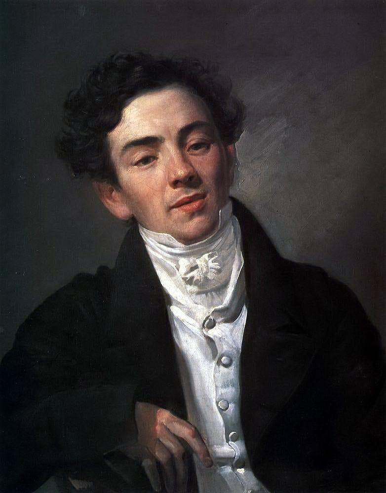 Portrait of the Actor A. N. Ramazanov by Karl Bryullov — hand-painted portrait oil painting reproduction on canvas