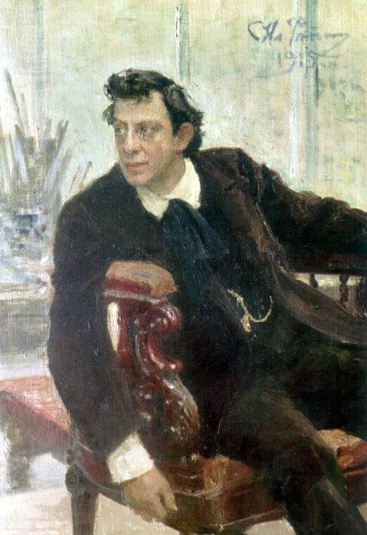 Portrait of the Actor Pavel Samoylov - Ilya Repin