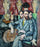 Portrait of the Artist A. Milman in entryway