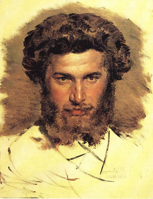 Portrait of the Artist Arkhip Kuinji - Viktor Vasnetsov