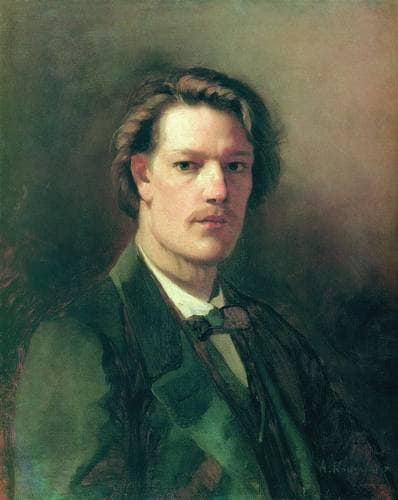 Portrait of the Artist Mikhail Peskov on gallery wrap