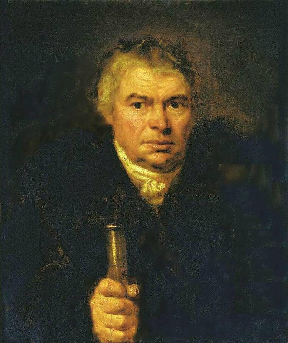 Portrait of the artist's father, Adam Karlovich Schwalbe